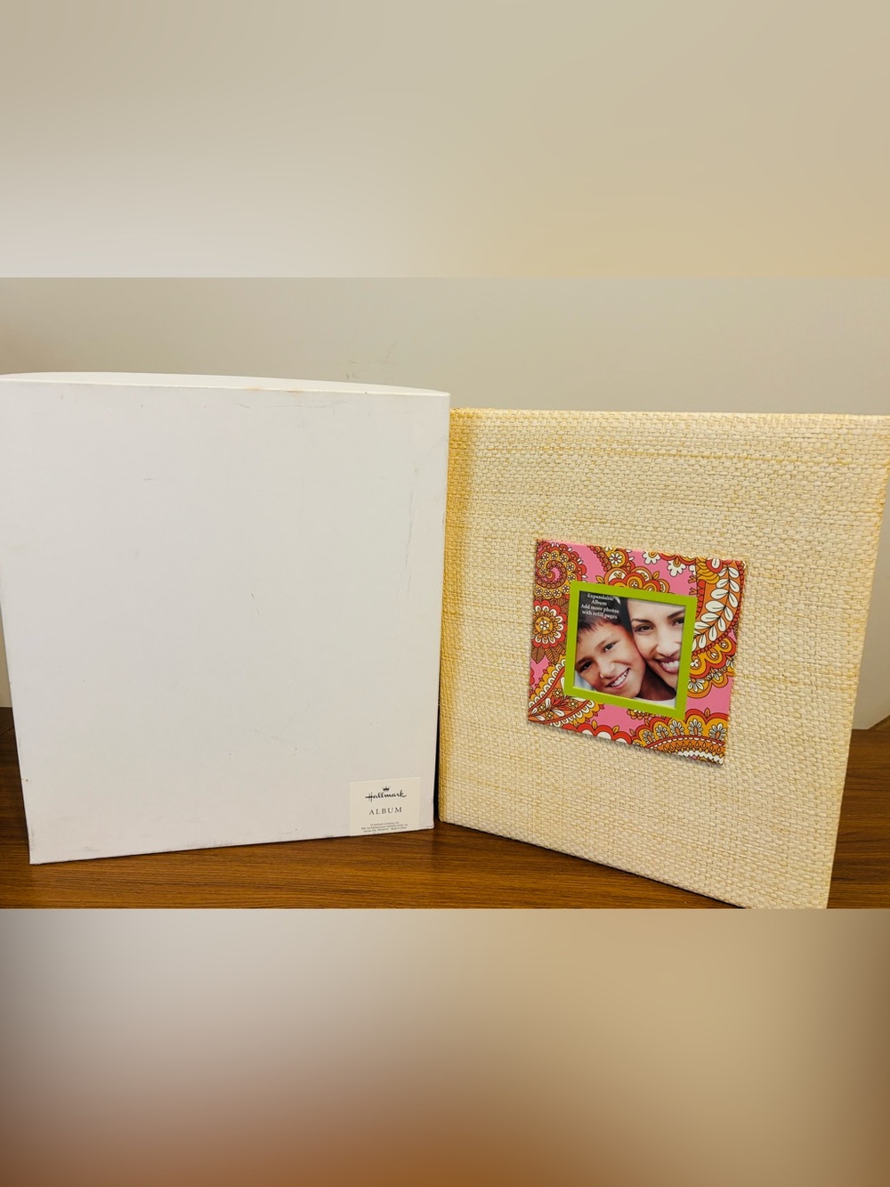NEW Y2K Hallmark Expandable Photo Album Woven Paisley Scrapbooking Craft Boho